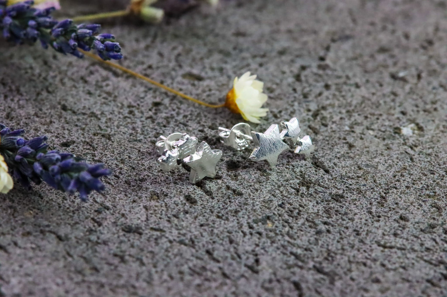 Sterne Ohrringe earrings 925silber Star shiny silber silver starlight elegant Schmuck jewelry girly earstuds Ohrstecker