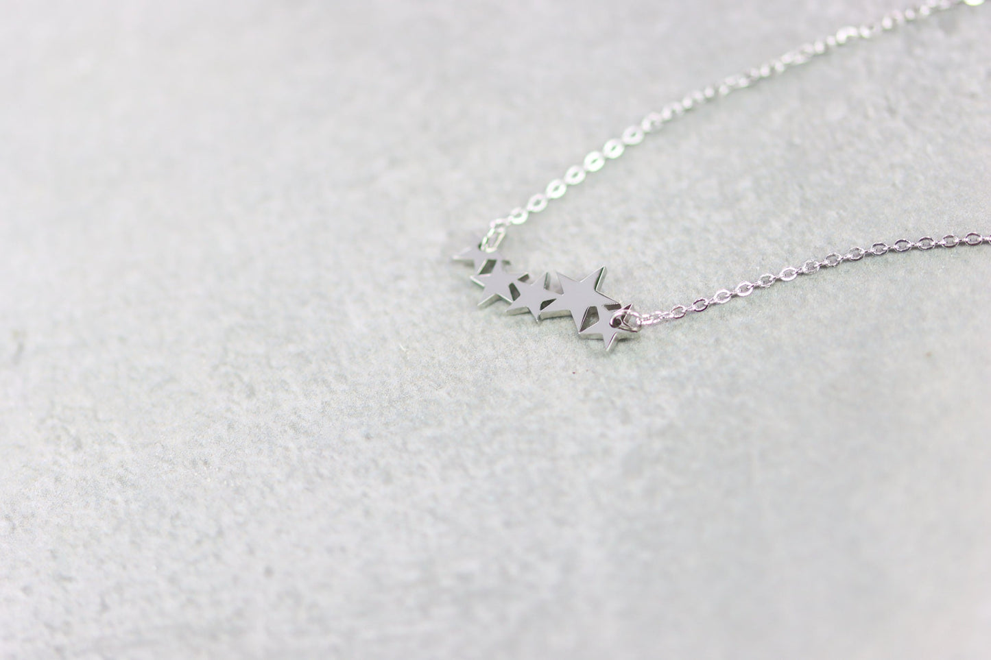 Sternen Halskette silber Schmuck Edelstahl shiny Star stainless steel Stern glänzend starryroad Sternenstraße necklace jewelry