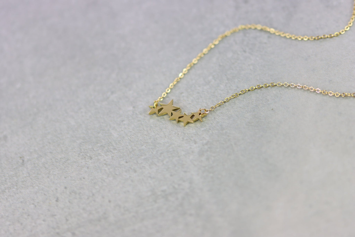Sternen Halskette Stern Gold Schmuck Edelstahl jewelry necklace glänzend shiny Star Sternenstraße starryroad stainless steel