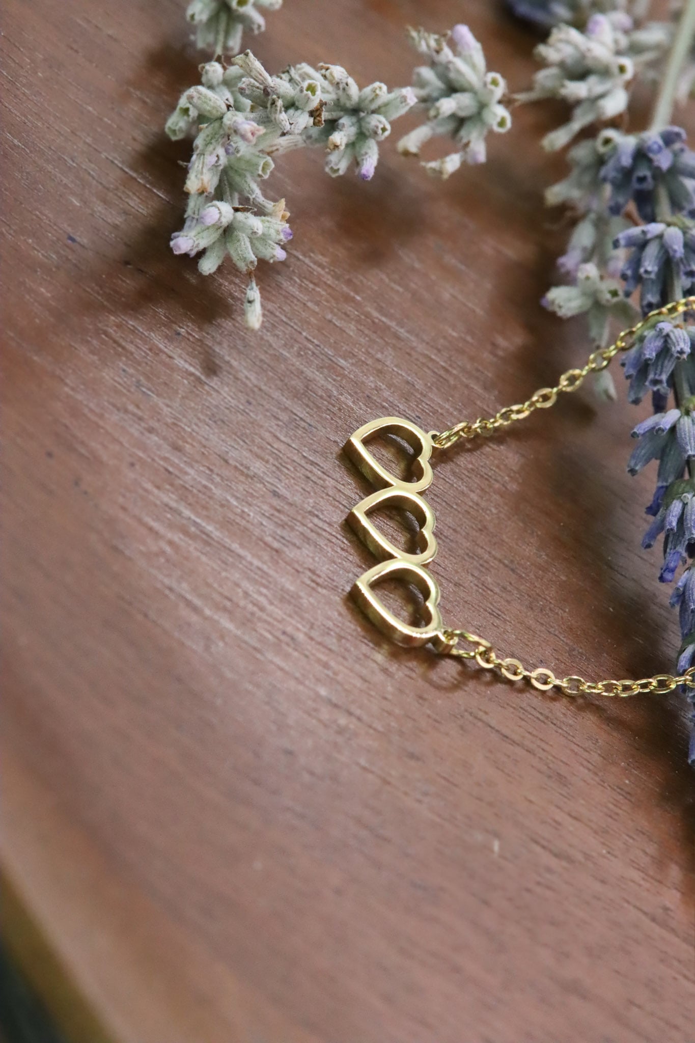 Herz Halskette gold Schmuck shiny Heart romantic romantisch 3herzen threeheart girlfriend Geschenkidee girly Freundin love lovely