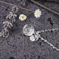 Pusteblume Kette Halskette Name Namenskette Partner Partnerkette gold Silber Edelstahl Wunsch Geschenk Liebe Freundin Freund Mann Frau Geschenk Buchstabe Buchstabenkette