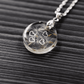 Pusteblumen Dandelion silber Naturschmuck vier Herzen Epoxidharz Schmuck elegant jewelry