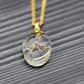 Pusteblume Dandelion Schmuck Halskette gold Zwillingsherz Epoxidharz Anhänger zwei Herzen Naturschmuck