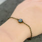Vergissmeinnicht Armband Bronze Schmuck Naturschmuck zart Blumen Epoxidharz bracelet flower jewelry 