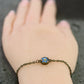 Vergissmeinnicht Armband Bronze Schmuck Naturschmuck zart Blumen Epoxidharz bracelet flower jewelry