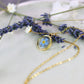 Vergissmeinnicht forgetmenot Blumen Epoxidharz Anhänger jewelry Geschenkidee Naturschmuck girlfriend Freundin flowers Halskette Schmuck gold