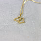 Zwillingsherz gold Schmuck Herzcharm Herz charm Anhänger heart Pärchen Halskette necklace Geschenkidee Freundin girlfriend shiny glänzend