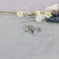 Rosen Ohrringe silber silver Schmuck jewelry earstuds stainlesssteel Edelstahl shiny glänzend romantic romantisch elegant valentino Geschenkidee roses Ohrstecker