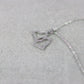 Zwillingsherz silber silver Schmuck Herzcharm Herz charm Anhänger heart Pärchen Halskette necklace Geschenkidee Freundin girlfriend shiny glänzend