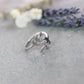 Ranke Ring silber silver stainlesssteel Edelstahl Schmuck jewelry tendril elegant shiny glänzend
