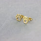 Pfoten Gold Schmuck Ohrringe earstuds animal paws Ohrstecker jewelry stainlesssteel Edelstahl cute dogpaws catpaws Katzenpfoten shiny kawaii glänzend Hundepfoten