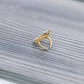 Spiralkreis Ring gold Schmuck jewelry Design Neu new ausgefallen Blickfang Edelstahl stainlesssteel Spirale unique eyecatcher
