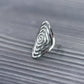 Spiralkreis Ring silber silver Schmuck jewelry Design Neu new ausgefallen Blickfang Edelstahl stainlesssteel Spirale unique eyecatcher glänzend shiny