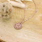 Gravur Schmuck rosegold rose Halskette Herz Herzschleife Personalisiert graviert Blättchen Buchstabe personalisiert personalized jewelry Geschenkidee einzigartig engraved necklace Koordinaten