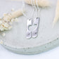 Partnerhalskette Schmuck jewelry silber silver Love friendship Halskette Partner couple bestfriends Gravur Wunschschriftart Wunsch engraved engraving graviert personalisiert Heart Herz Pärchen Paar girlfriend boyfriend together Freundschaftskette friendshipnecklace couplenecklace Mann Frau Geschenkidee Geschenk Lieblingsmensch besonders glänzend shiny Edelstahl stainlesssteel Buchstabe 