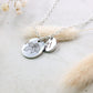 Pusteblume Blume Löwenzahn Wunscherfüller Schmuck Anhänger Gravur Partner Muttertag Mutter Freundin gold silber roségold Armband Anhänger Kette Halskette Gliederkette Trockenblume modern boho vintage Geschenk Geburtstag personalisiert Plättchen Name Gedankenwunder Manufaktur Buchstabe Monat Name