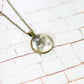 Pusteblume Dandelion Cabochon Halskette Bronze Schmuck necklace jewelry Wunsch Geschenkidee unique einzigartig Naturschmuck Epoxidharz