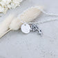 Pusteblume Blume Löwenzahn Wunscherfüller Schmuck Anhänger Gravur Partner Muttertag Mutter Freundin gold silber roségold Armband Anhänger Kette Halskette Gliederkette Trockenblume modern boho vintage Geschenk Geburtstag personalisiert Plättchen Name Gedankenwunder Manufaktur 