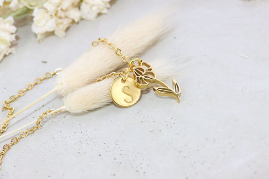 Pusteblume Blume Löwenzahn Wunscherfüller Schmuck Anhänger Gravur Partner Muttertag Mutter Freundin gold silber roségold Armband Anhänger Kette Halskette Gliederkette Trockenblume modern boho vintage Geschenk Geburtstag personalisiert Plättchen Name Gedankenwunder Manufaktur Lilie