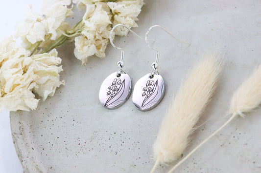 Mondstein Ohrringe Echt Silber 925 Ohrhänger Edelsteine Modern Chandelier Ts EBa