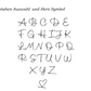 Wunschgravur Gravur Buchstabe Schriftart Wunschschrift engraving graviert personalized personalisiert