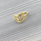 Fuchsring Ring Ringe gold Geometrie Fox Fuchs Fuchsgeometrie Kunst Art verstellbar animal jewelry Schmuck animallover