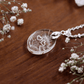 Pusteblume Dandelion Zwillingsherz Halskette silber gold Naturschmuck Unique zwei Herzen Epoxidharz Schmuck