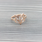 Fuchsring Ring Ringe roségold Geometrie Fox Fuchs Fuchsgeometrie Kunst Art verstellbar animal jewelry Schmuck animallover rosé