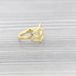 Fuchsring Ring Ringe gold Geometrie Fox Fuchs Fuchsgeometrie Kunst Art verstellbar animal jewelry Schmuck animallover